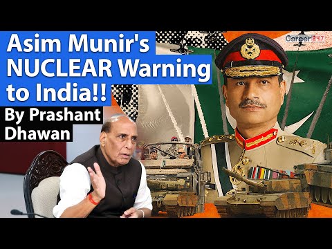 Thumbnail for Asim Munir's NUCLEAR Warning to India!! Economic War Against India Soon? | By Prashant Dhawan