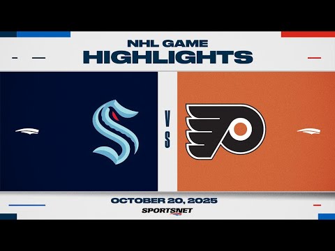 Thumbnail for NHL Highlights | Kraken vs. Flyers - October 20, 2025