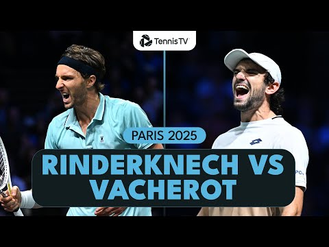 Thumbnail for The Arthur Rinderknech vs Valentin Vacherot Cousins Rematch! | Paris 2025 Highlights
