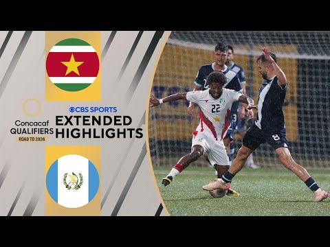 Thumbnail for Suriname vs. Guatemala: Extended Highlights | CONCACAF World Cup Qualifiers | CBS Sports
