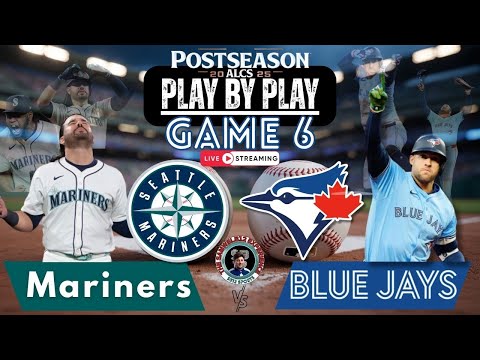 Thumbnail for 🧢 LIVE:  Toronto Blue Jays vs Seattle Mariners MLB ALCS Game 6 Play by Play & Reactions!