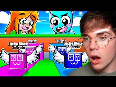 Thumbnail for CHICOS vs CHICAS Carrera de LUCKY BLOCKS en Steal a Brainrot!