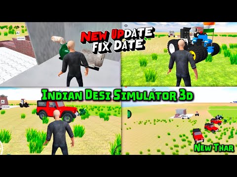 Thumbnail for Indian Vehicle Simulator 3d Game 🔴 New Update 🔴 New Thar Added