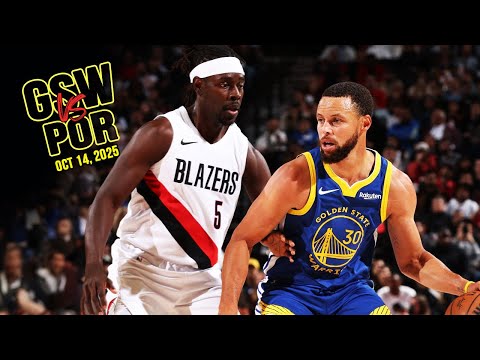 Thumbnail for Golden State Warriors vs Portland Trail Blazers Full Game Highlights | Oct 14, 2025 | FreeDawkins