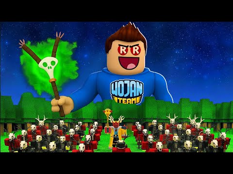 Thumbnail for Stworzyłem ARMIĘ aby PRZETRWAĆ 100 NOCY 🌙 w LESIE w Roblox!