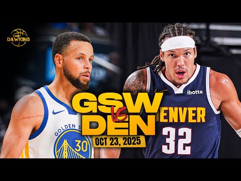 Thumbnail for Golden State Warriors vs Denver Nuggets Full Game Highlights | Oct 23, 2025 | FreeDawkins
