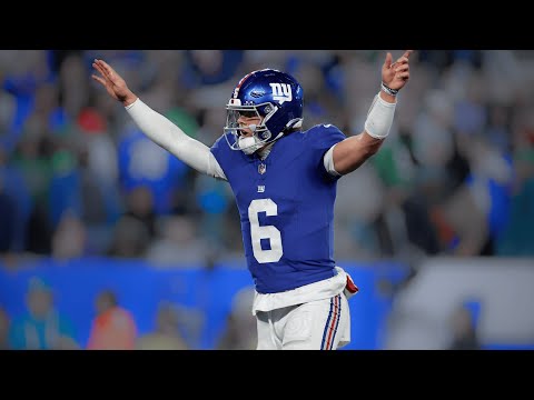 Thumbnail for Jaxson Dart's best plays from 2-TD game vs. Eagles | Week 6
