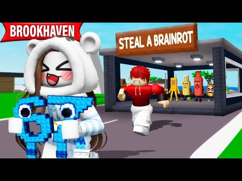 Thumbnail for come giocare a STEAL A BRAINROT su brookhaven roblox!