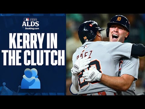 Thumbnail for FOR THE LEAD in Game 5 🫢 Kerry Carpenter CRUSHES go-ahead two-run homer for Tigers!!