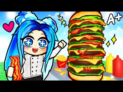 Thumbnail for I Made the TALLEST BURGER in Roblox!