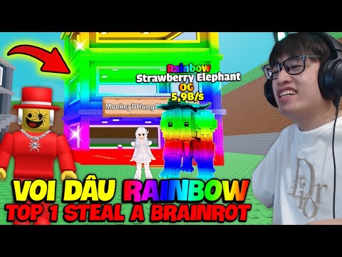 Thumbnail for HÙNG AKIRA BẮT ĐẦU LẠI TỪ NOOB VỚI OG STRAWBERRY ELEPHANT RAINBOW TOP 1 THẾ GIỚI STEAL A BRAINROT