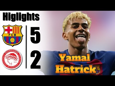 Thumbnail for Barcelona vs Olympiacos 5-2 - All Goals & Highlights - 2025