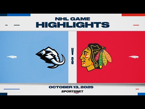 Thumbnail for NHL Highlights | Mammoth vs. Blackhawks - October 13, 2025