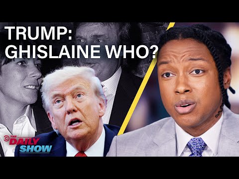 Thumbnail for Trump Dodges Ghislaine Maxwell Pardon Q as Bondi Stonewalls Senate | The Daily Show