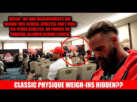 Thumbnail for Classic Physique Olympia Weigh- Ins and Measurements Are HIDDEN on Stream??