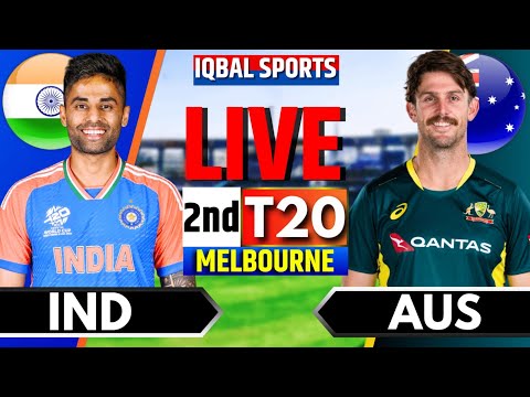 Thumbnail for 🔴India vs Australia, 2nd T20 | Live Cricket Match Today | IND vs AUS Live | Iqbal Sports Commentary
