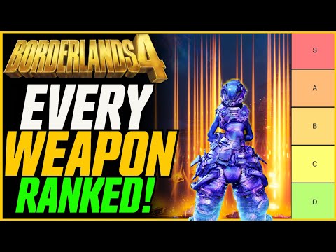 Thumbnail for EVERY LEGENDARY WEAPON RANKED! // Borderlands 4 Best Legendary Guns Tierlist!