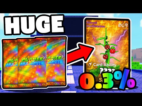 Thumbnail for i got INSANE ULTRA RARE CARDS in PLANTS VS BRAINROTS UPDATE...