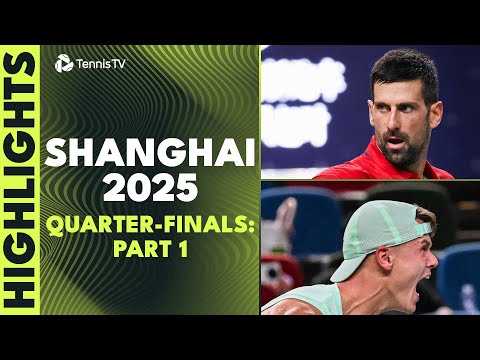 Thumbnail for Djokovic vs Bergs; Rune Takes on Vacherot | Shanghai 2025 Quarter-Finals Part 1 Highlights