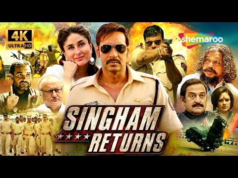 Thumbnail for Ajay Devgn's Singham Returns Full Movie 4K - MUST WATCH Action Blockbuster💥