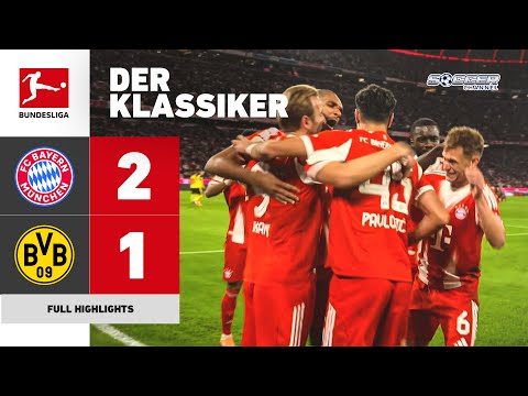 Thumbnail for FULL-TIME HIGHLIGHTS | BAYERN MÜNCHEN vs BORUSSIA DORTMUND | DER KLASSIKER – BUNDESLIGA 2025/26