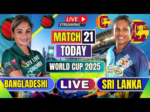 Thumbnail for Live Sri Lanka Women vs Bangladesh Women 21st Match | ban vs sl | live cricket match today