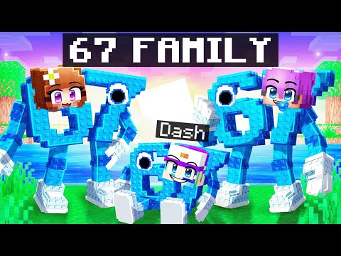 Thumbnail for Adopted by Secret 67 Brainrot Family in Minecraft