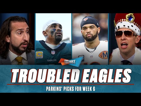 Thumbnail for Eagles ‘in trouble’, Must-Win for Chiefs, Chargers & Bears highlight Parkins’ Picks for Week 6 | FTF