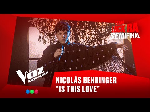 Thumbnail for Nicolás Behringer - "Is this love" - Team Luck Ra - Semifinal - La Voz Argentina 2025