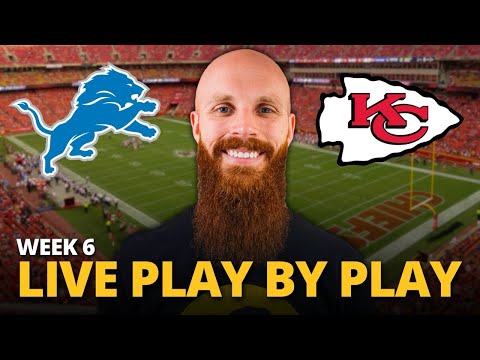 Thumbnail for Lions vs Chiefs LIVE play by play reaction! | Week 6, SNF