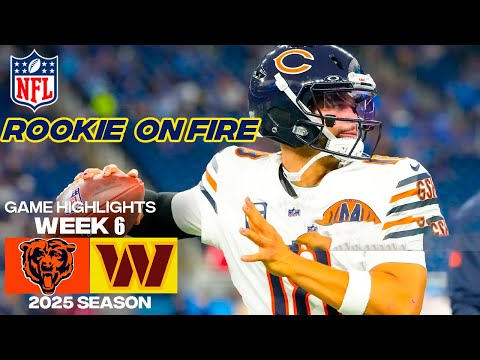 Thumbnail for Washington Commanders  vs Chicago Bears  | GAME Week 6 | 2025 NFL Highlights
