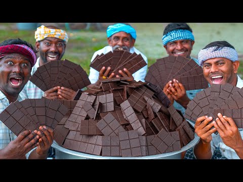 Thumbnail for CHOCOLATE MILKSHAKE | Dark Chocolate Milkshake Recipe in American Village | Healthy Summer Drink