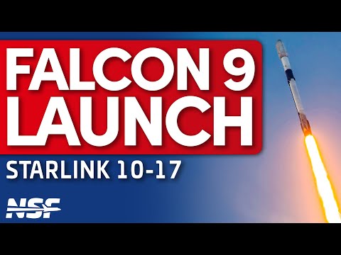 Thumbnail for SpaceX Launches Starlink 10-17 Mission - Record breaking booster