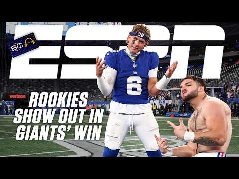 Thumbnail for Eagles vs. Giants REACTION 🏈 Cam Skattebo & Jaxson Dart ENERGIZED New York | SC with SVP