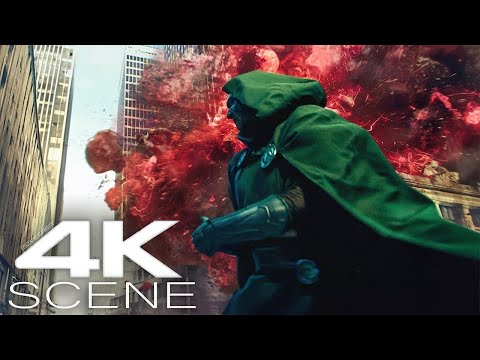 Thumbnail for Dr. Doom Arrives In New York (2025) Avengers: Doomsday Teaser | The Fantastic Four: First Steps Clip