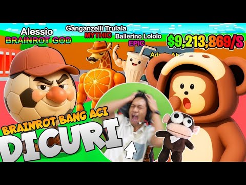 Thumbnail for BANG ACI JADI GILA SETELAH BRAINROT YANG SUDAH DI KUMPULKAN DI CURI SEMUA!!  Steal a Brainrot Roblox