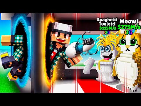 Thumbnail for Я УКРАЛ 3 НОВЫХ OG БРЕЙРОТА ЧЕРЕЗ ТЕЛЕПОРТ В STEAL A BRAINROT В МАЙНКРАФТ!