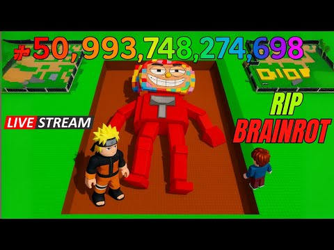 Thumbnail for 🔴RIP BRAINROT with NARUTO MODE ON ! #roblox #live