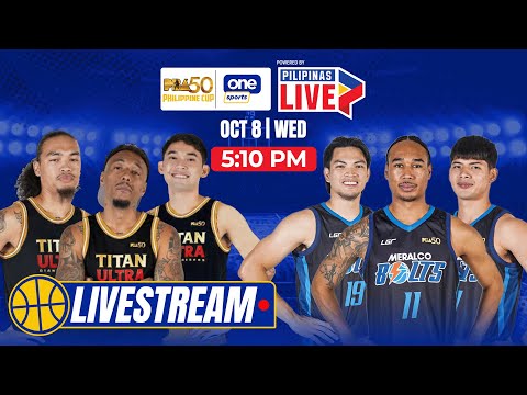 Thumbnail for LIVE: MERALCO vs. TITAN ULTRA | PBA SEASON 50 PHILIPPINE CUP | October 8, 2025