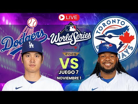 Thumbnail for Dodgers vs Blue Jays EN VIVO | Juego 7 Serie Mundial MLB 2025 | Se Decide el Campeón ⚾