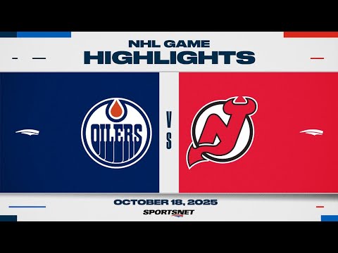 Thumbnail for NHL Highlights | Oilers vs. Devils - October 18, 2025