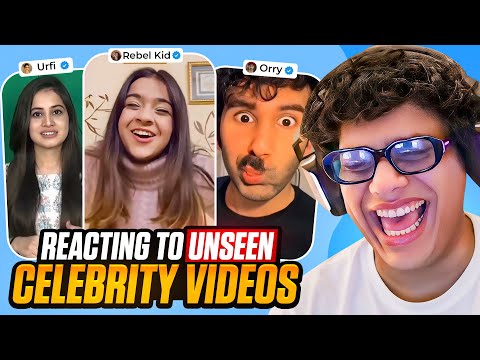 Thumbnail for REACTING TO UNSEEN CELEBRITY VIDEOS