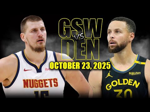 Thumbnail for Golden State Warriors vs Denver Nuggets Full Game Highlights - October 23, 2025 | NBA Season