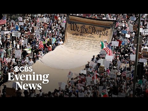 Thumbnail for "No Kings" protests express fear, frustration with Trump administration