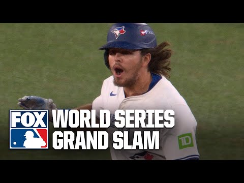 Thumbnail for Addison Barger CRUSHES A GRAND SLAM to put Blue Jays up 9-2 over Dodgers