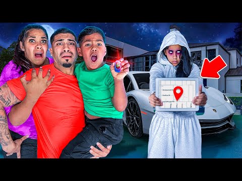 Thumbnail for Moms EVIL TWIN Sister Put a Tracker On Us! 