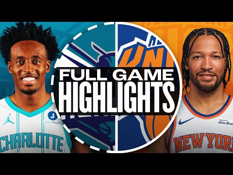 Thumbnail for HORNETS at KNICKS | FULL GAME HIGHLIGHTS | October 17, 2025