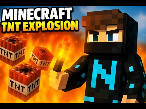 Thumbnail for Epic TNT Explosion in Minecraft Village — LIVE Reaction! | #minecraft #shorts