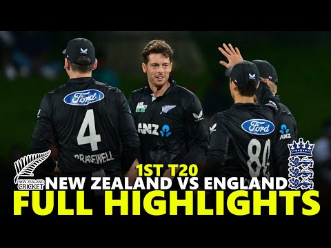 Thumbnail for New Zealand vs England Full Highlights 1st T20 2025 | NZ VS ENG
