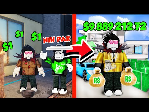 Thumbnail for KOCAK!!! KITA JADI PENGEMIS DARI MISKIN SAMPE JADI KAYA DI ROBLOX!!! - Be A Beggar